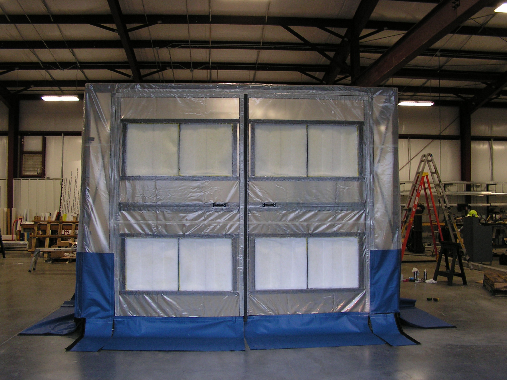 Retractable Paint Booth System Retractable Paint Booth, Collapsible