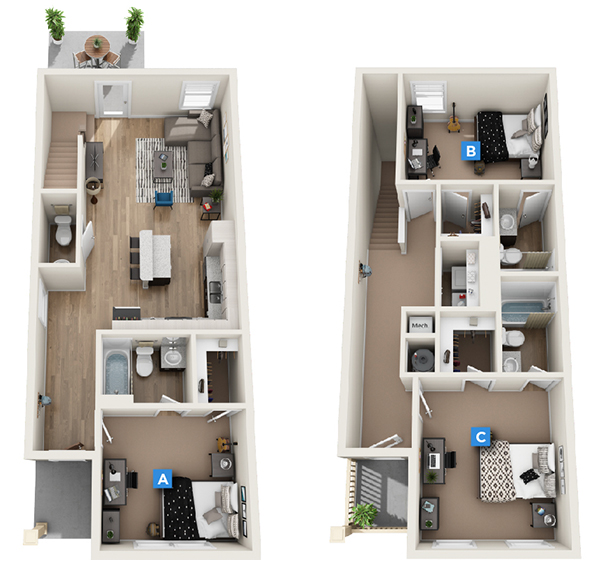 Apartments Near WSU The Retreat at Pullman