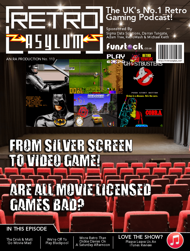 Episode 113 From Silver Screen To Video Game Retro Asylum