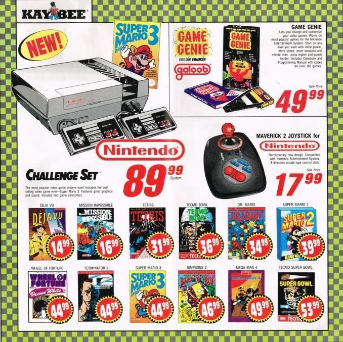 KayBee Toys Advertisement From 1992 for NES, Super Nintendo and Sega Genesis Retro Chronicle