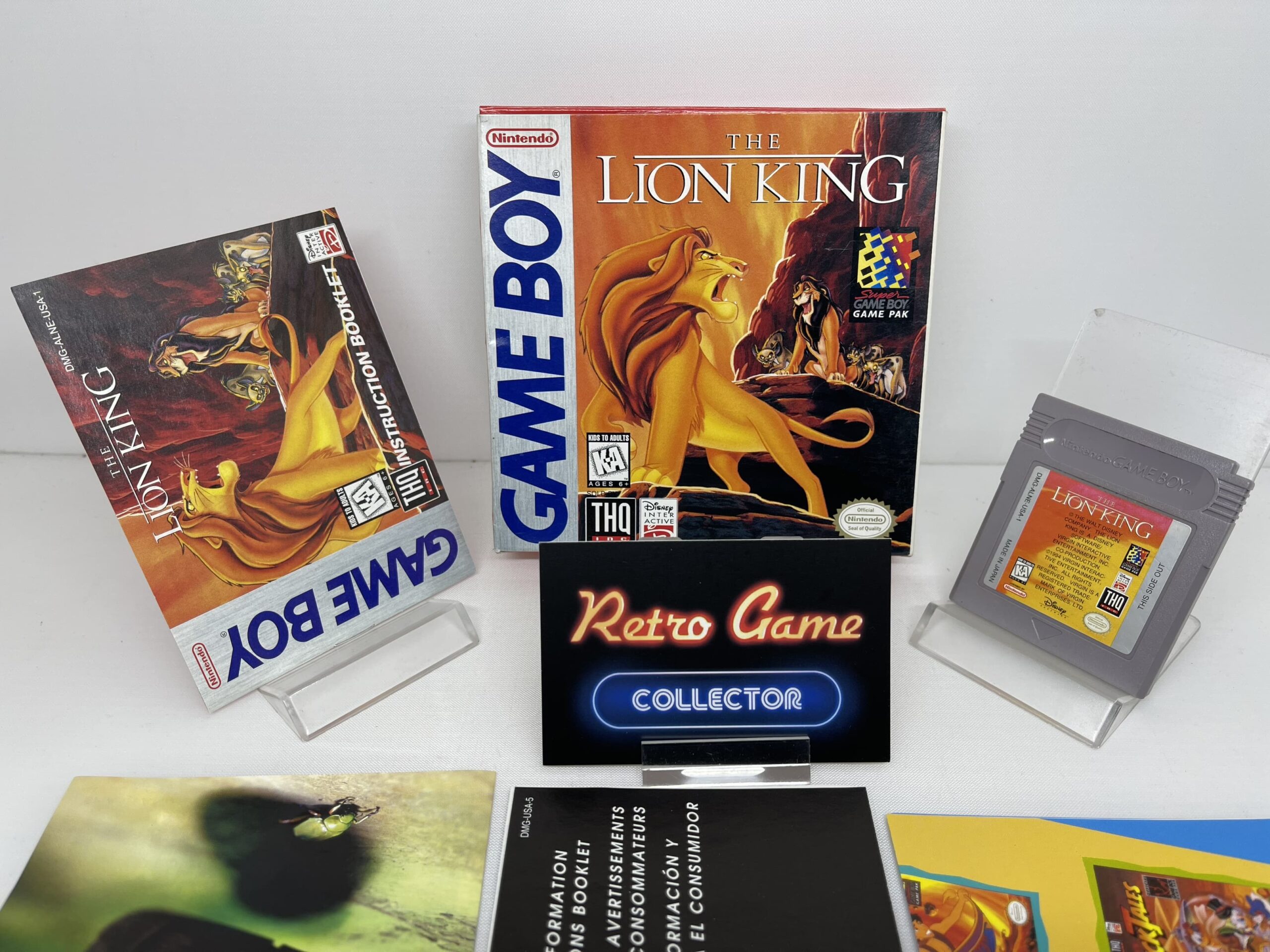 GB Nintendo Gameboy The Lion King (CIB) NTSC Retro Game Collector