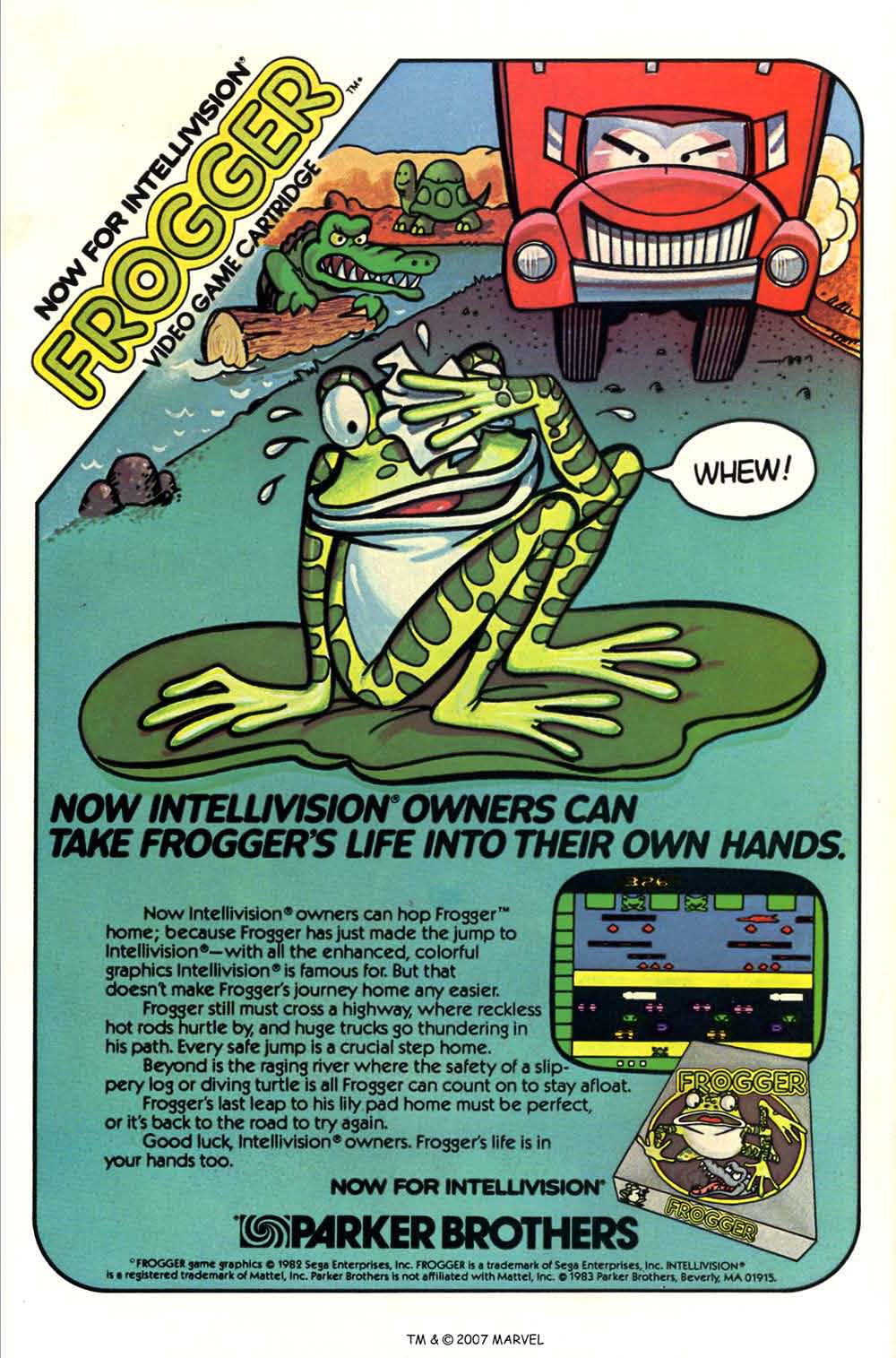 Video Game Ad of the Day Frogger