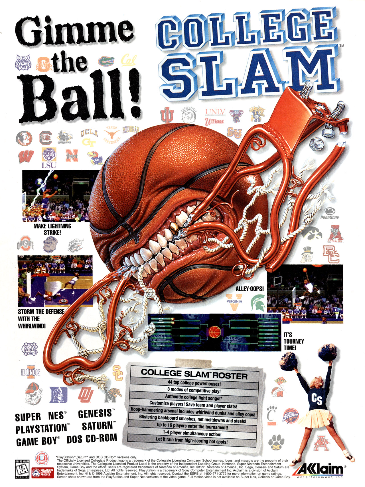 Video Game Ad of the Day College Slam