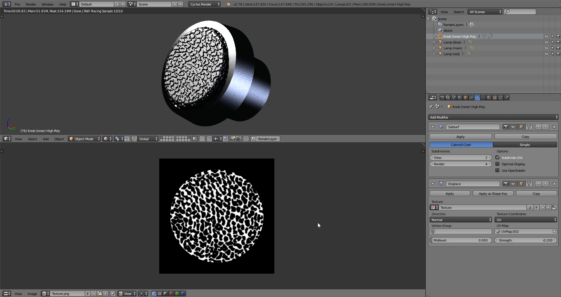 How do I create a plastic grain texture? r/blender