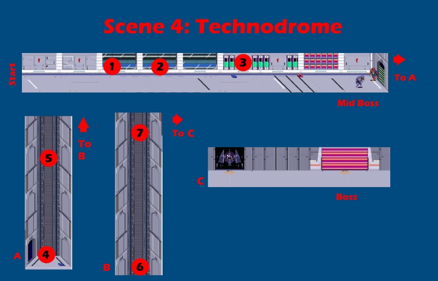Teenage Mutant Ninja Turtles IV Turtles in Time Walkthrough (SNES