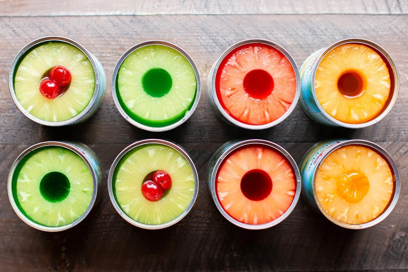 Jello in a Pineapple Can Retro Potluck