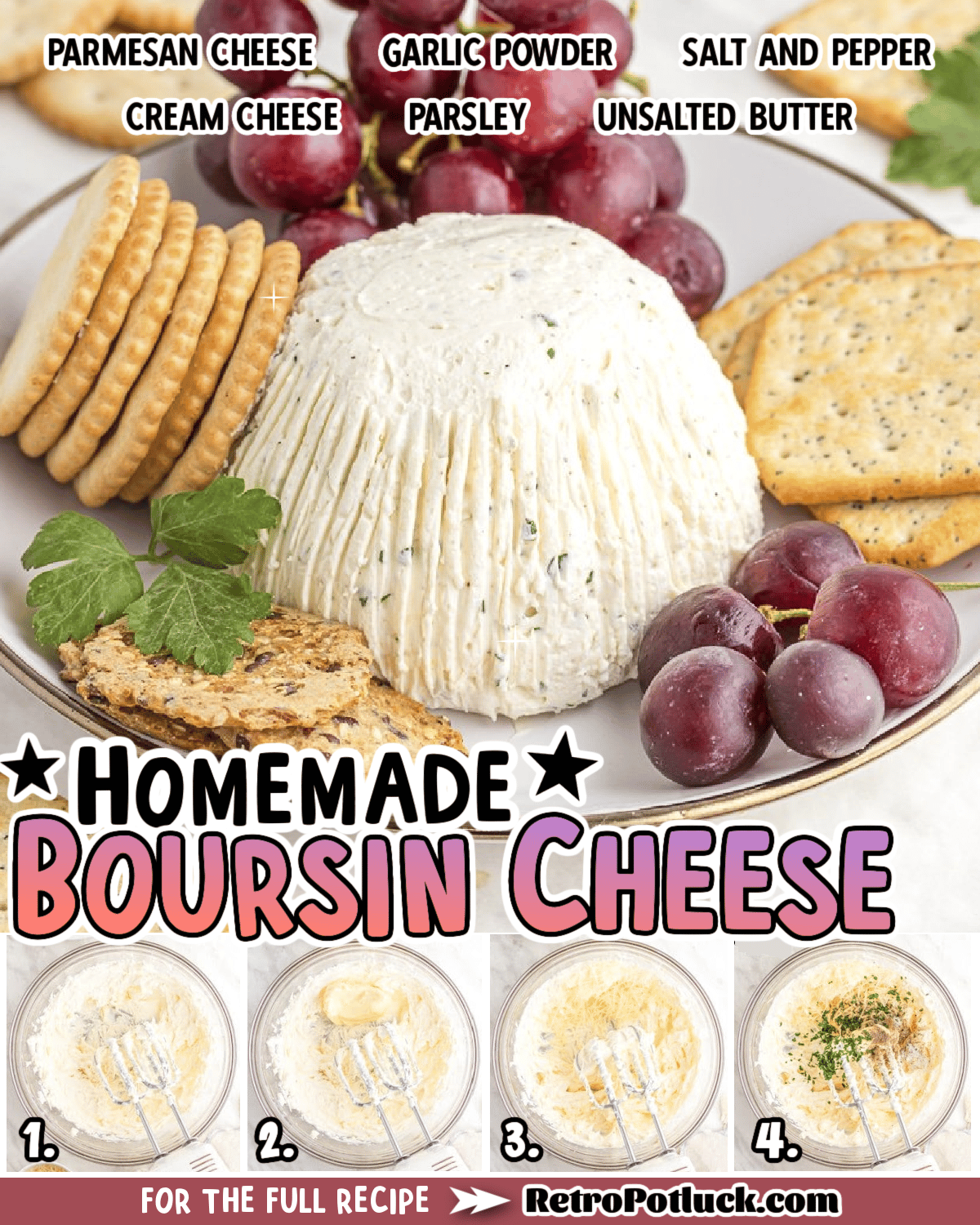Boursin Cheese Recipe Retro Potluck