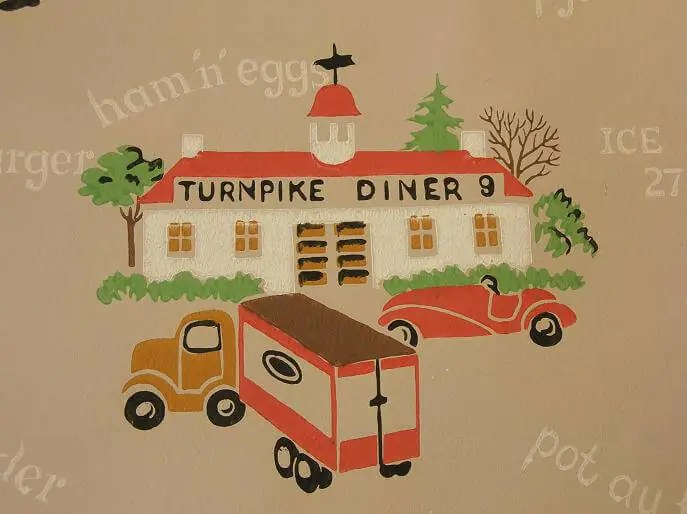 Vintage wallpaper for your 50s kitchen and bath another source