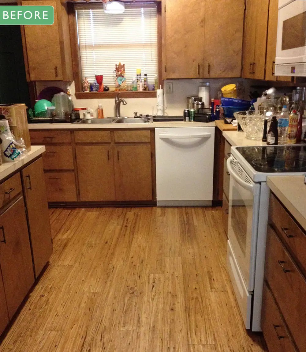 Mary and John remodel their 1980s kitchen with a fresh white retro