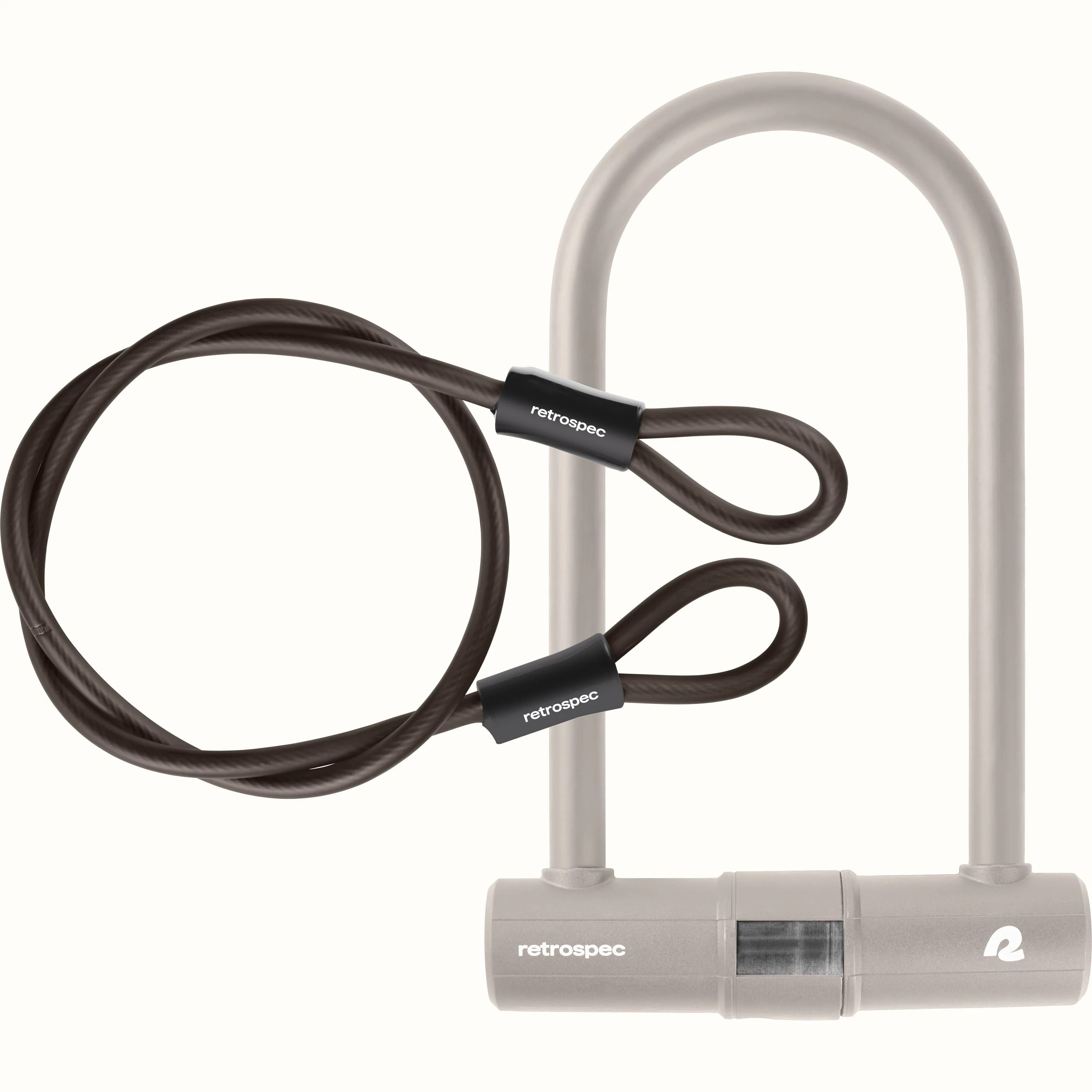 Lookout ULock Bike Lock With Cable 14mm Retrospec