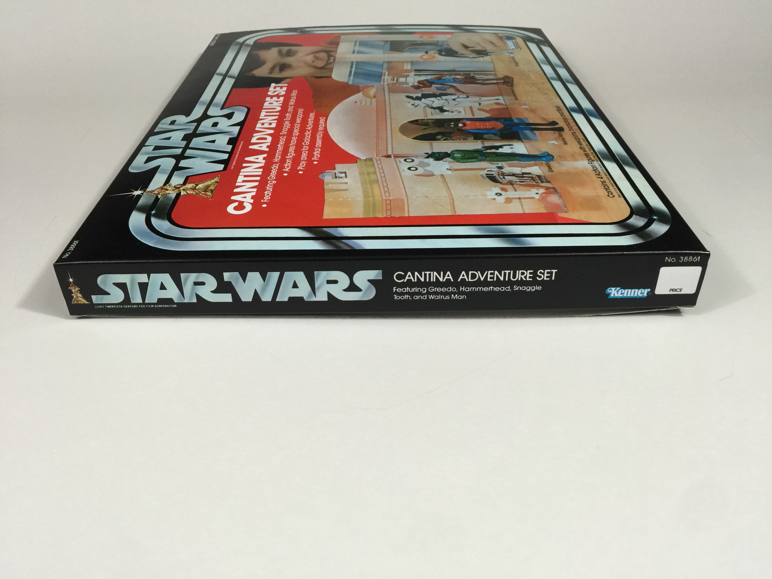 Star Wars Cantina Adventure playset box and inserts by Kenner Retro