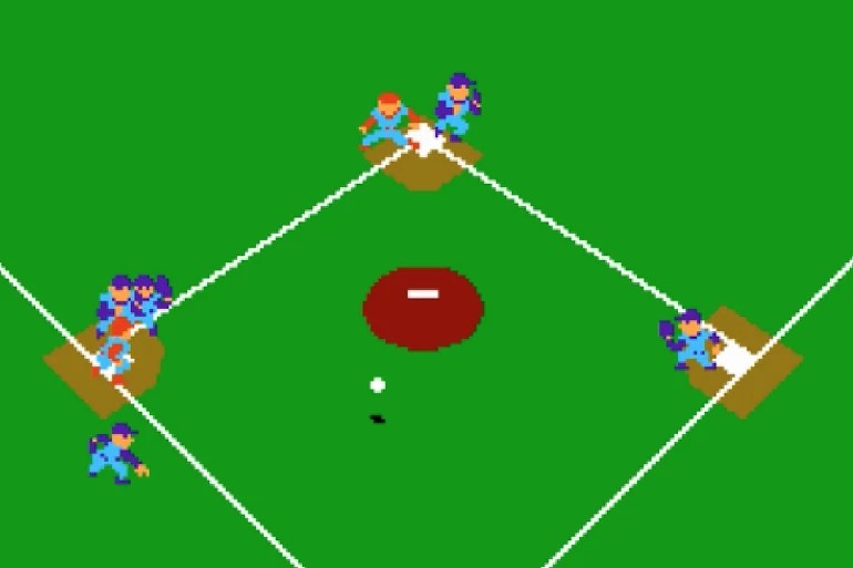Nintendo NES Baseball Listo para un Home Run Retro Videojuegos
