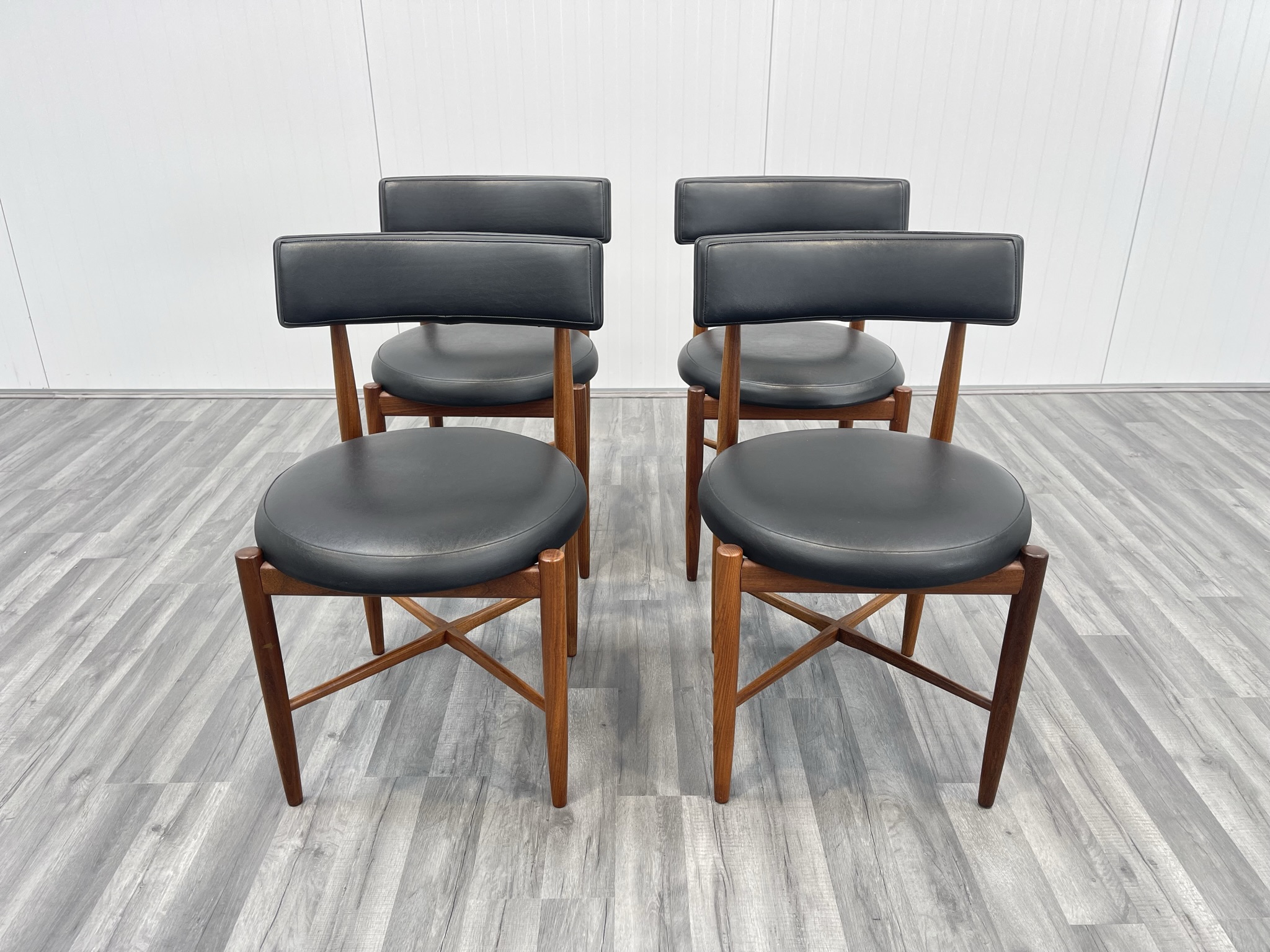 4 Vintage Mid Century Fresco Dining Chairs by G Plan