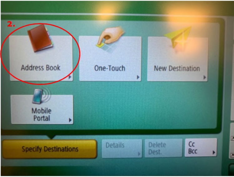 Scan to Email Canon RETTEW