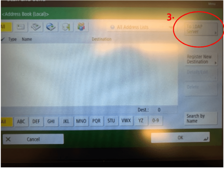 Scan to Email Canon RETTEW