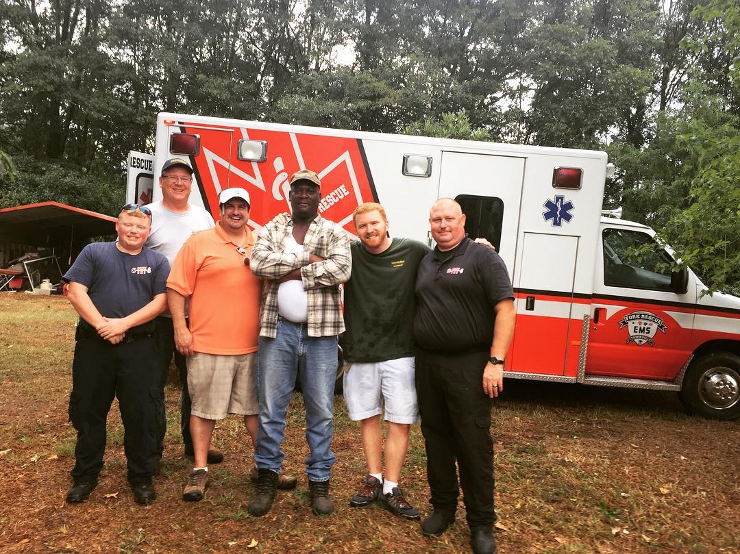 Thankful for what these first responders of the Fork Rescue Squad! 