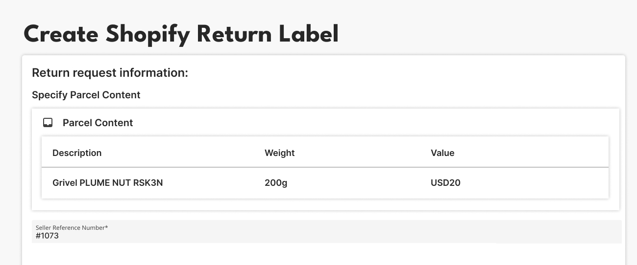 🏷️ How to Create Shopify Return and Generate Return Label in User