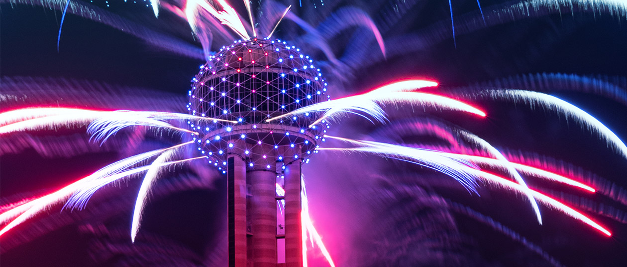 Reunion Tower New Years Eve 2023 Reunion Tower Launches Fifth Annual New Year's Eve Fireworks Show - Reunion Tower