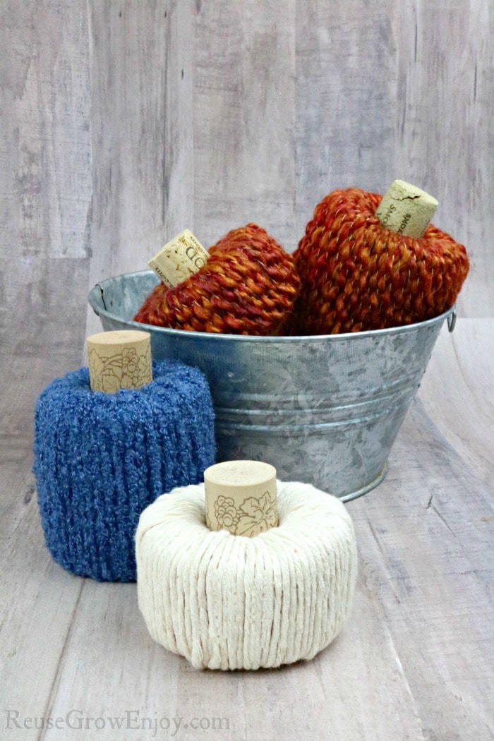 Pool Noodle Craft DIY Decor Pumpkins