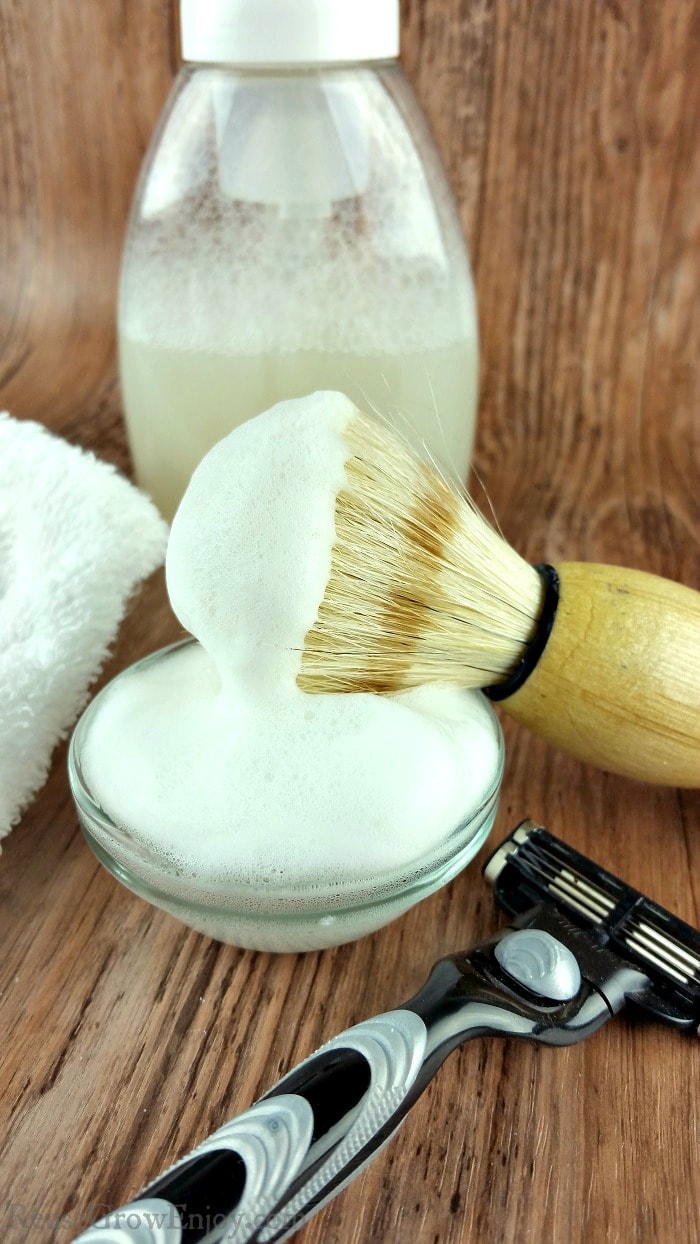 DIY Shaving Cream For Men or Women Reuse Grow Enjoy