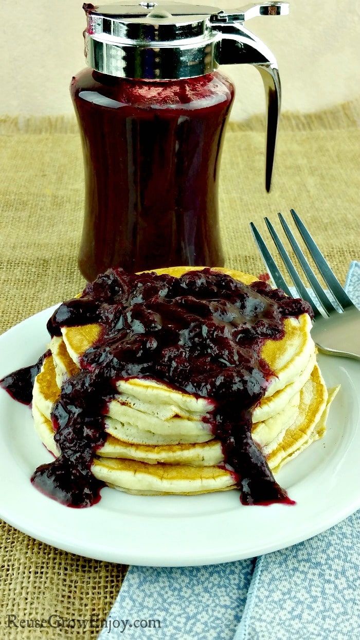 Instant Pot Homemade Blueberry Syrup