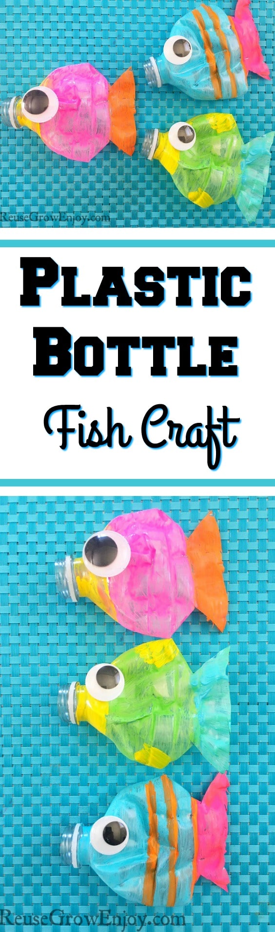 Plastic Bottle Fish Craft Reuse Grow Enjoy
