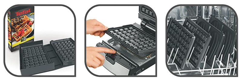 טוסטר לחיץ משולב - טוסט וופל בלגי טפאל Tefal SW852D - רעות תקני לי