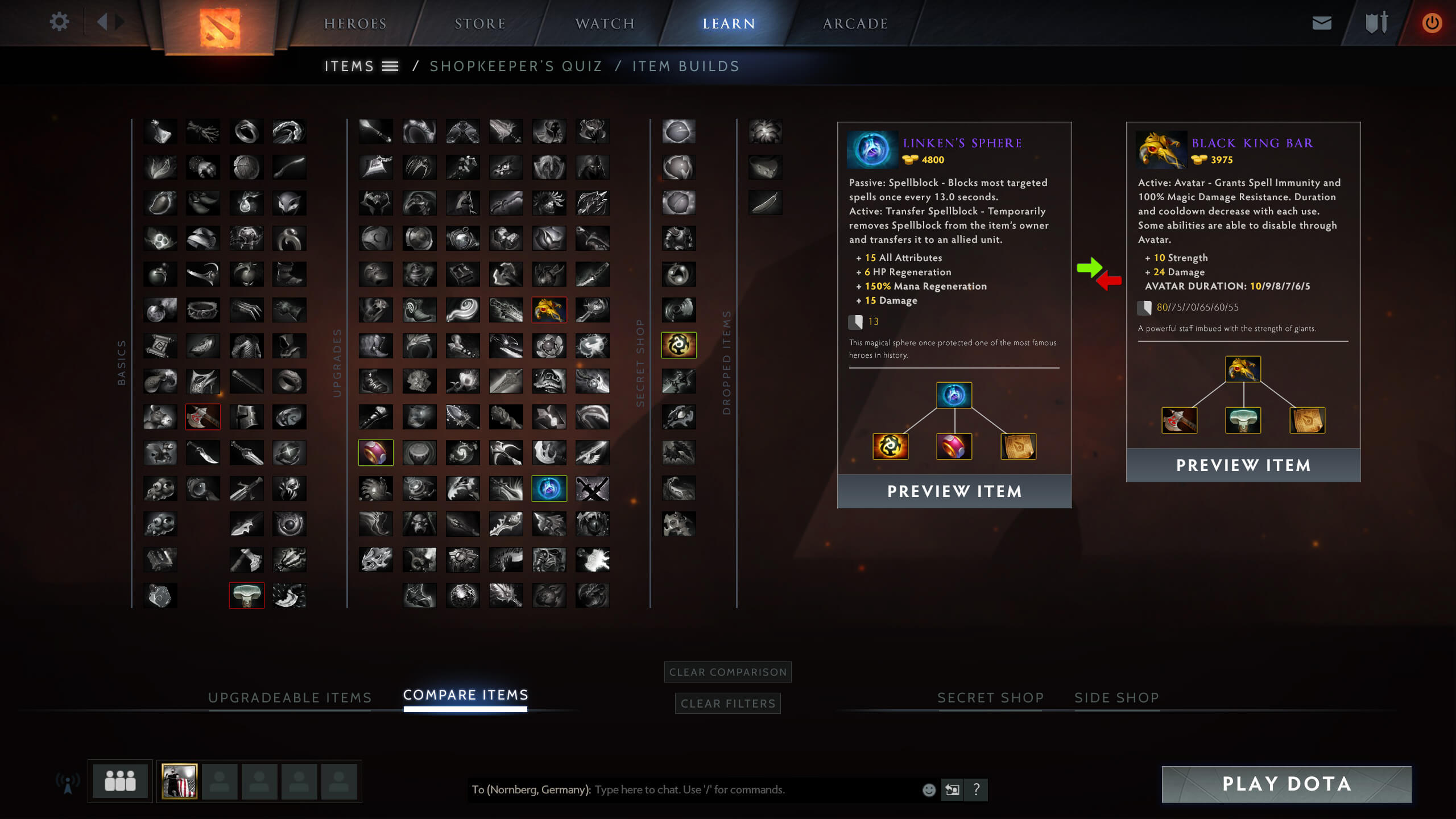 Dota 2 Items Tab Case Study by René Engelhardt
