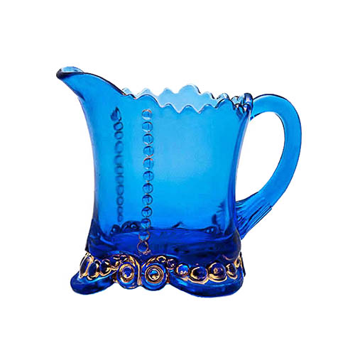EAPG Cream Pitcher in the Bead and Scroll Pattern Reuzeit Emporium