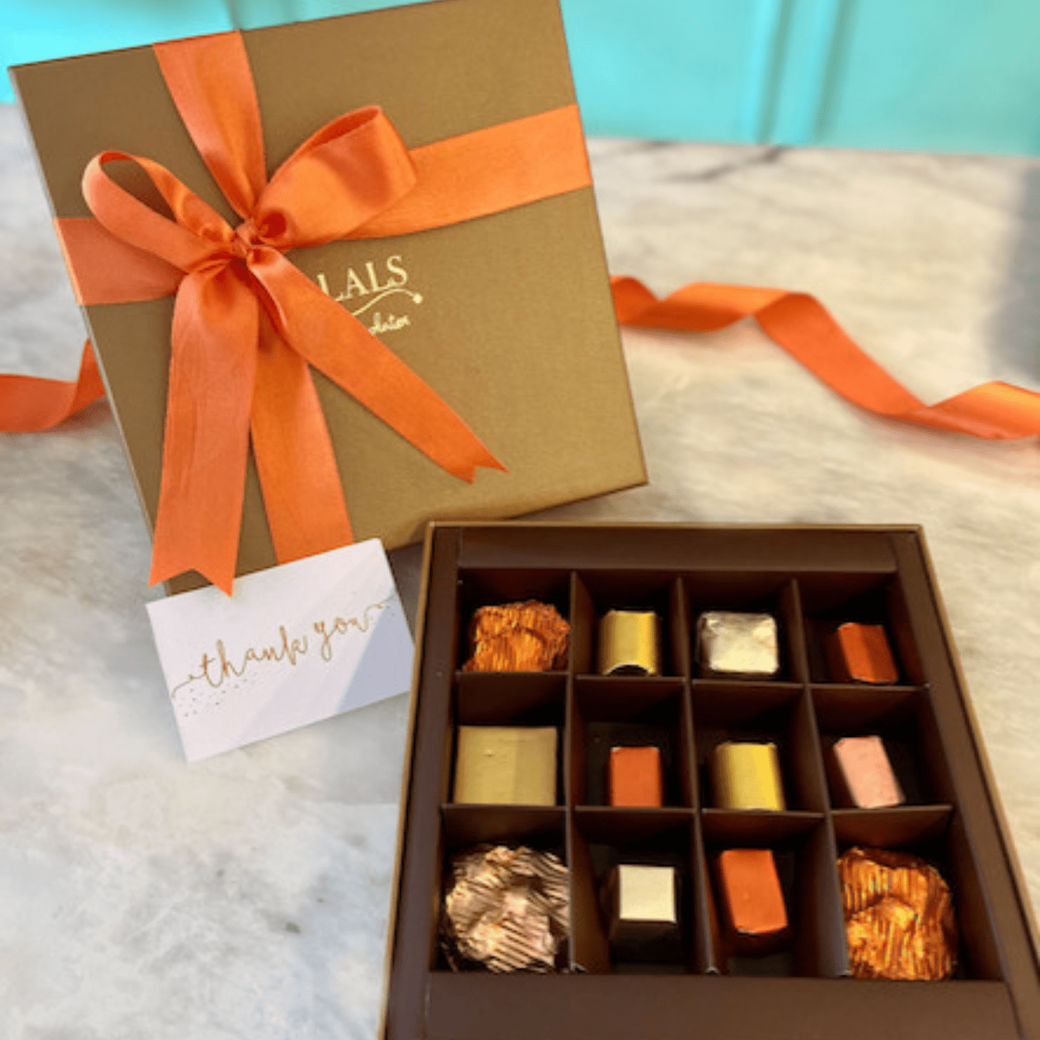 Revaayat send Gold Chocolate Bonbons to Karachi