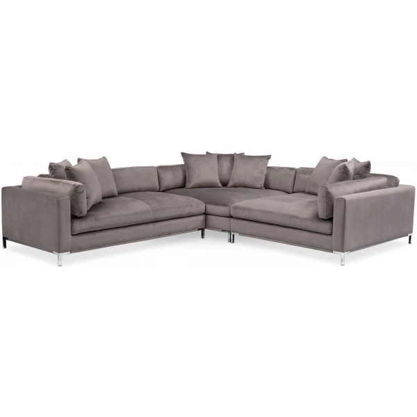 Grey Seattle Sectional Design with Revolution