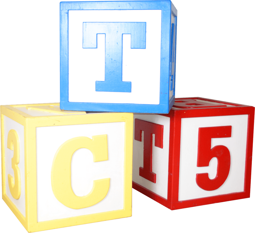 Oversized ABC Blocks Design with Revolution