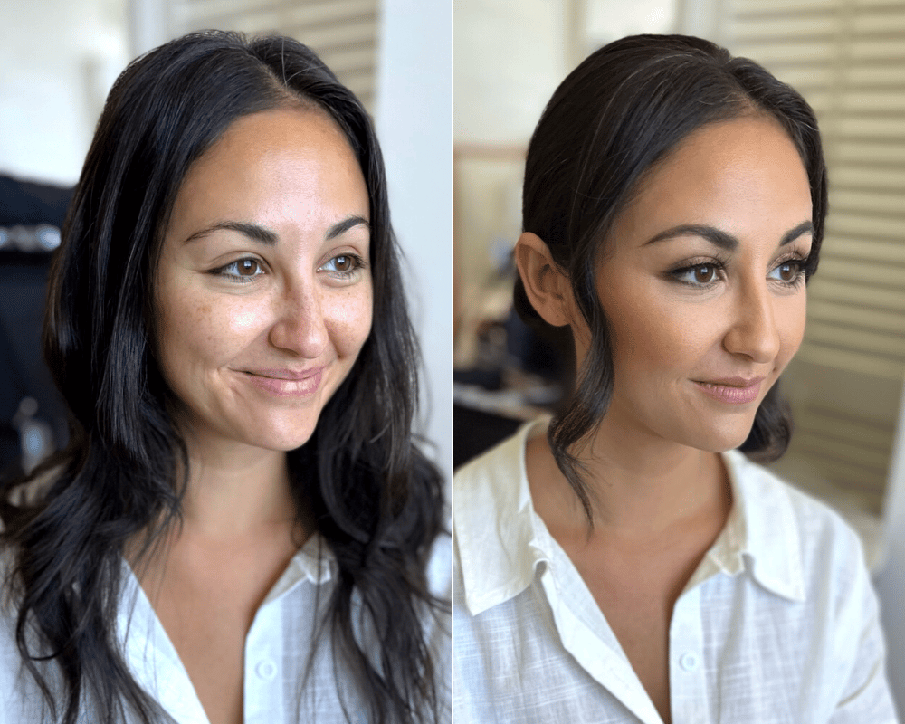Makeup Before And After Transformation