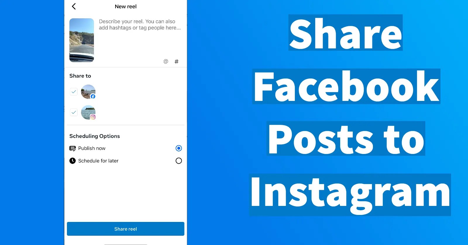 How to Share Facebook Posts to Instagram » Reveal That