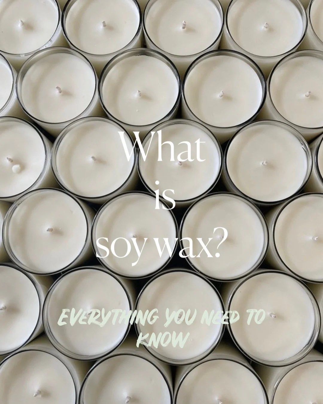 What IS Soy Wax? RÊVE