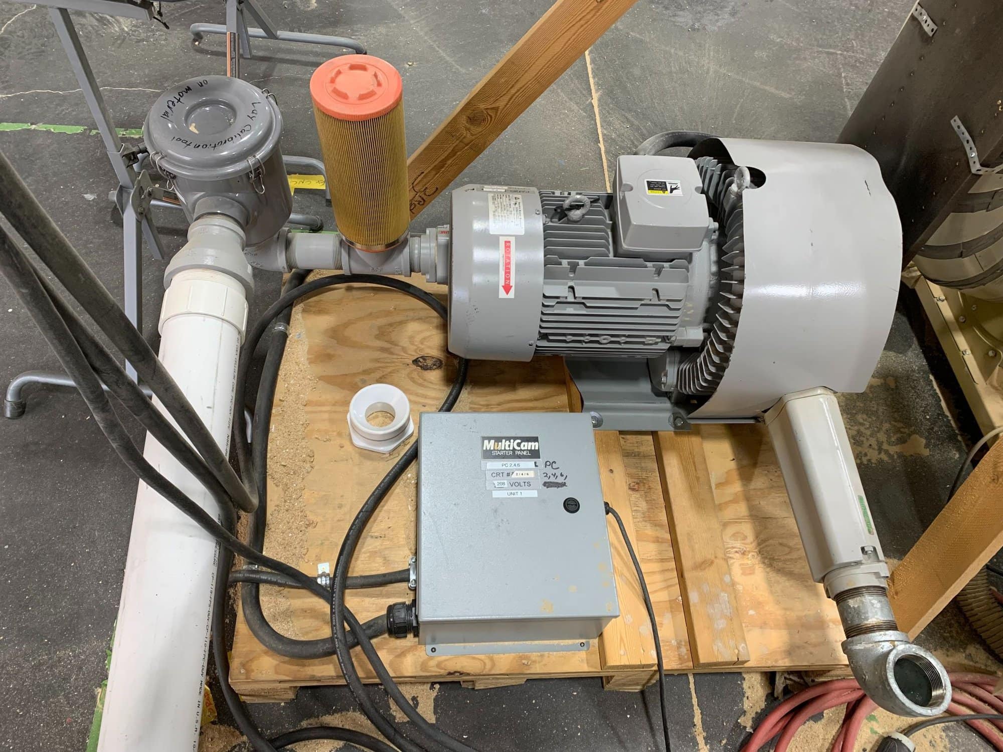 Multicam 3000 Series 3204R Router 5'x10', 2013 Vacuum Pump, ATC