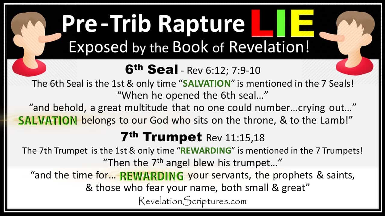 PreTrib Rapture at Revelation 221819 & Jeremiah 141316
