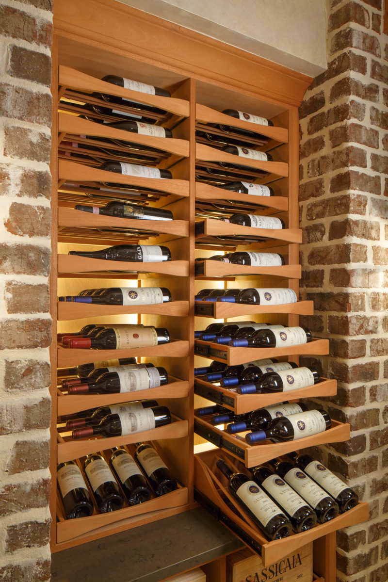 Sliding Pullout Drawers Revel Custom Wine Cellars