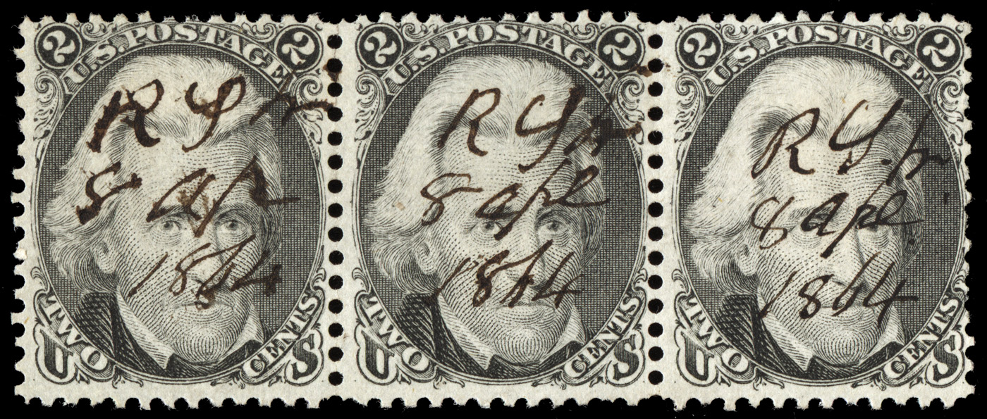 Illegal usages of U.S. postage stamps used as revenue stamps Revenue