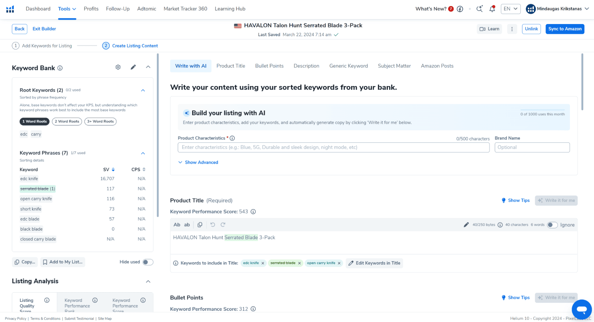 9 Best Amazon Listing Tools for 2024