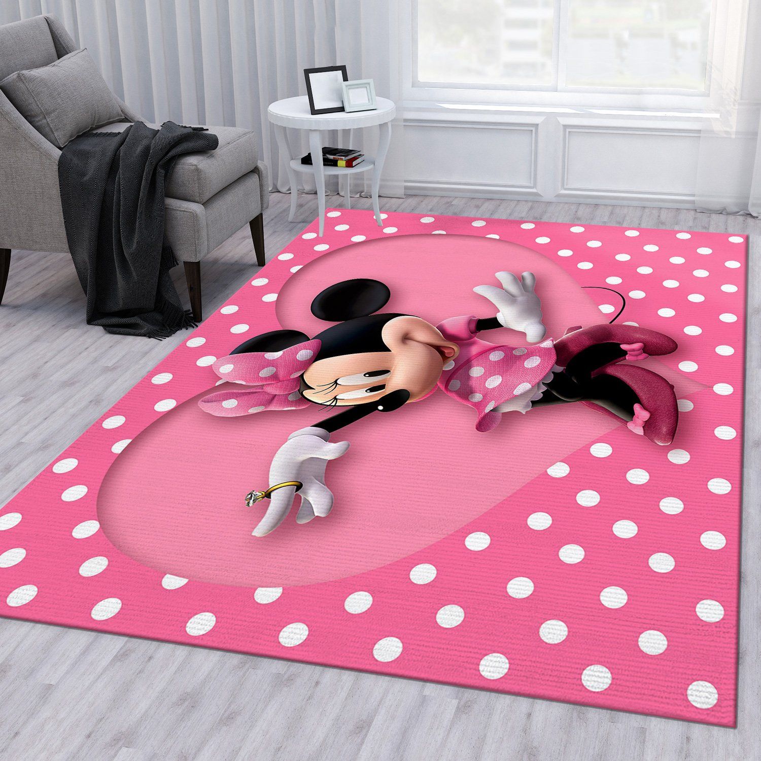 Disney Minnie Mouse Rug Home Decor REVER LAVIE
