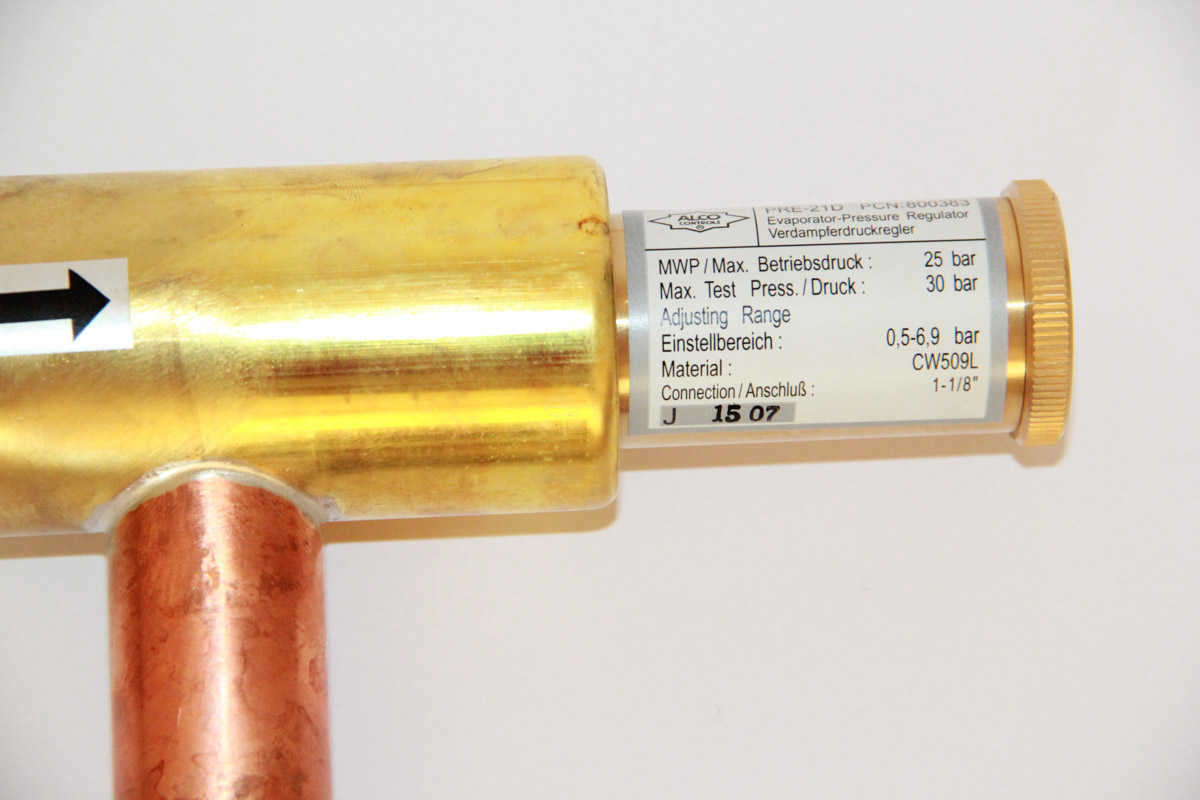 Evaporator and Crankcase Pressure Regulator Series PRE and PRC Revers