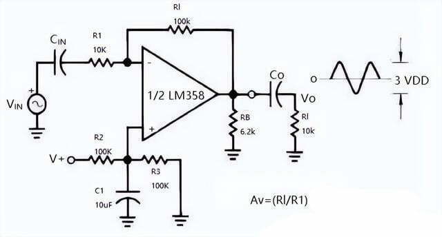 LM358 Op-Amp: Pinout & Circuit Guide | Reversepcb