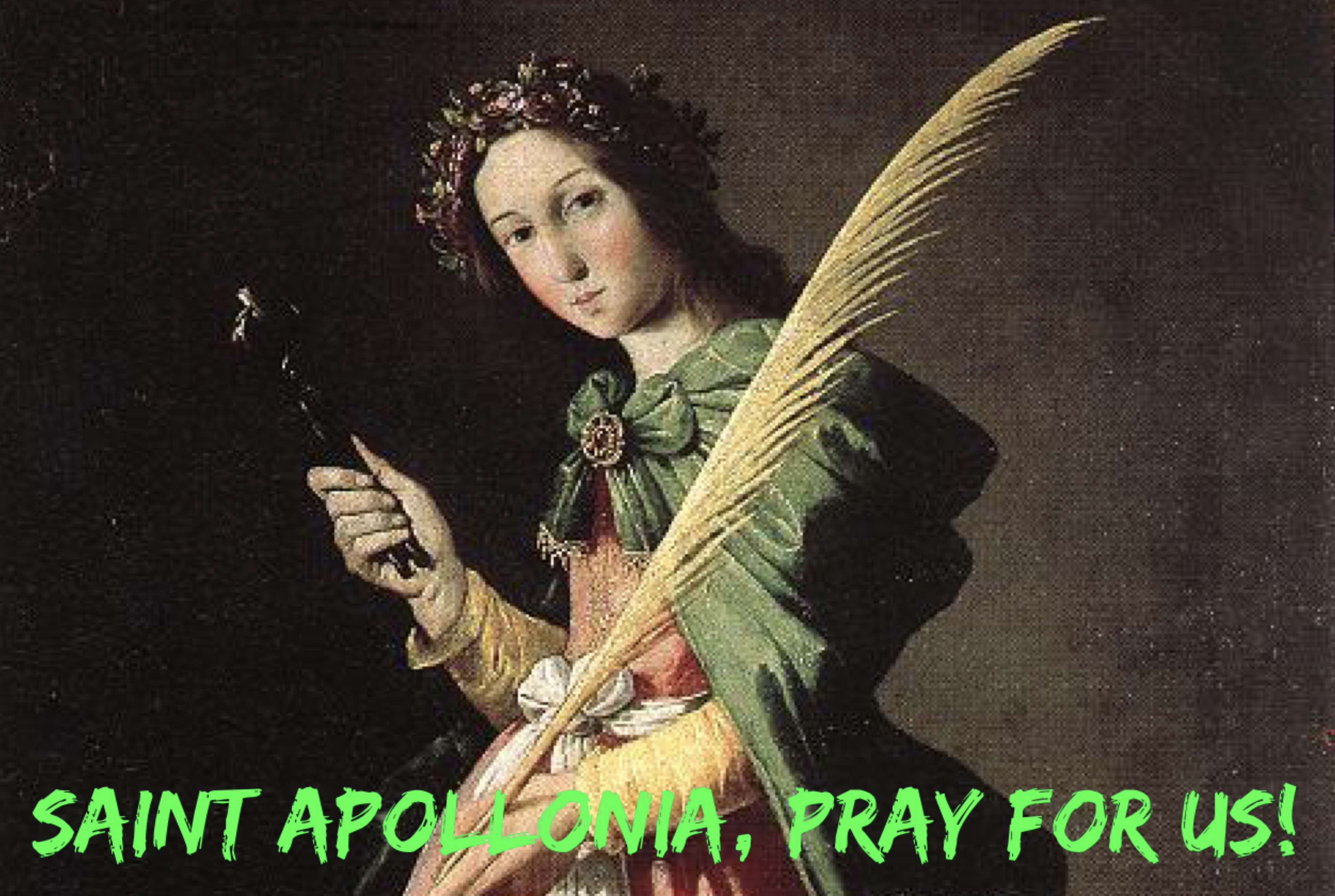 9th February Saint Apollonia of Alexandria