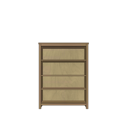 Exeter Bookcase 36X48 Revolution Furnishings