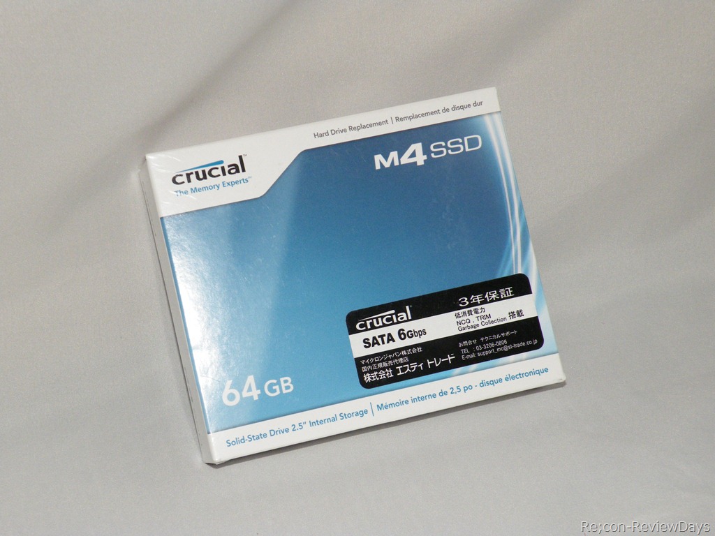 Crucial C400 64GB SSD CT064M4SSD2 適当なレビュー ReconReviewDays