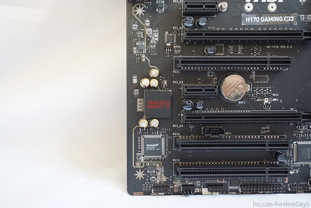 MSI Skylakeに対応したH170 Gaming M3の外観をチェックする ReconReviewDays