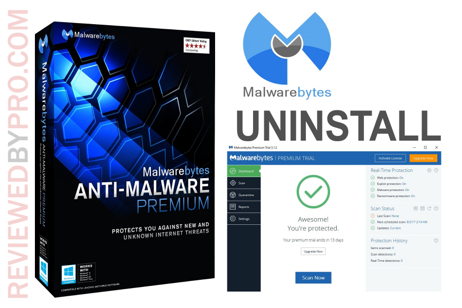Malwarebytes uninstall guide