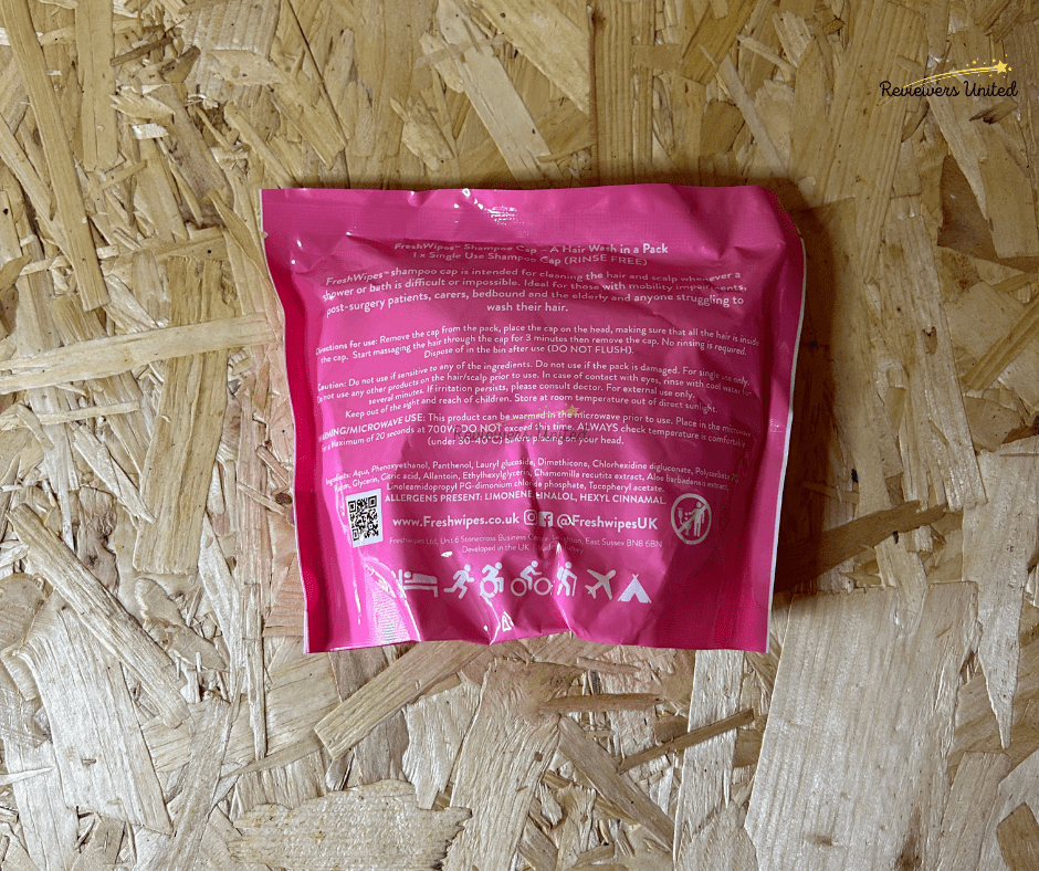 FreshWipes Shampoo Cap RinseFree Hair Revival Review