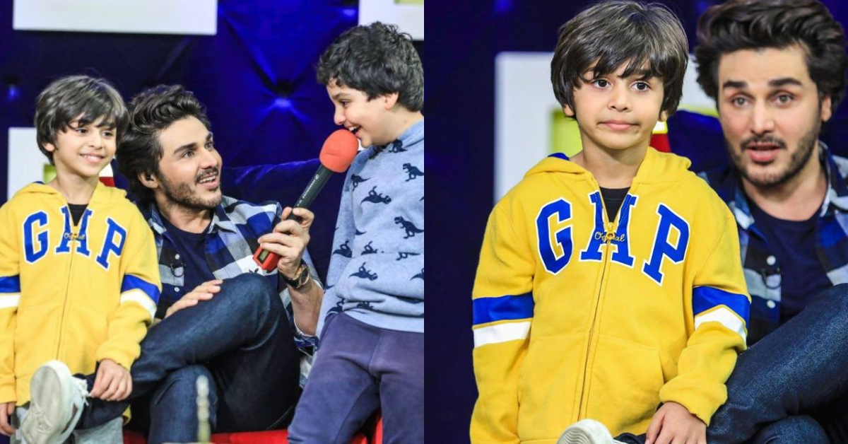 Latest Photos of Ahsan Khan With His Sons Reviewit.pk